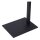 Tischleuchte flexibel Metall Schwarz GU10 H:50 cm