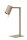 Tischlampe flexibel Metall Taupe GU10 H:50 cm edel