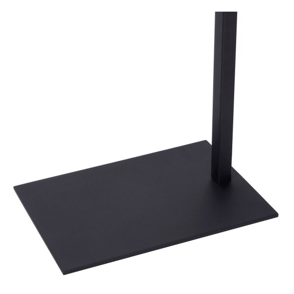 Stehlampe verstellbar Metall Schwarz GU10 H:130 cm