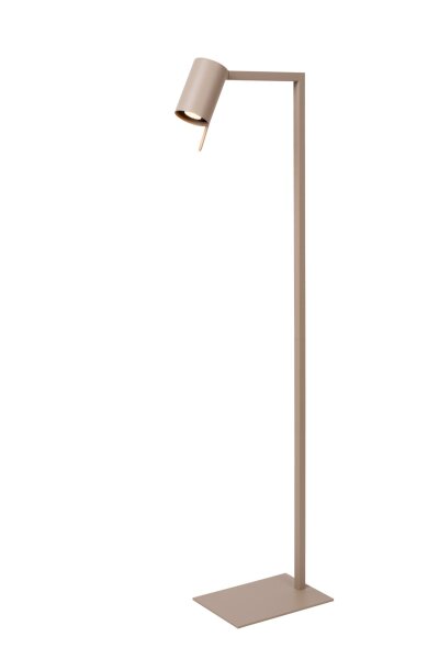 Stehleuchte verstellbar Metall Taupe GU10 H:130 cm