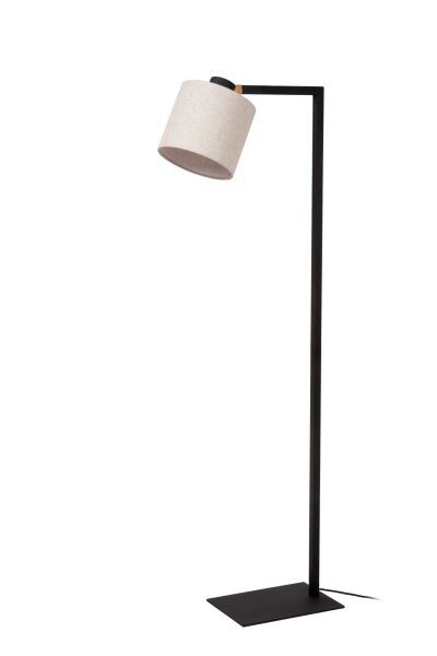 Stehlampe verstellbar Schwarz E27 H:128 cm modern