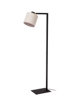 Stehlampe verstellbar Schwarz E27 H:128 cm modern