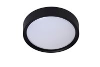 Deckenleuchte Schwarz E27 B:25 cm modern edel rund