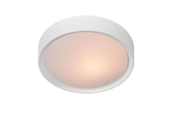 Deckenlampe Weiß E27 B:25 cm modern edel rund