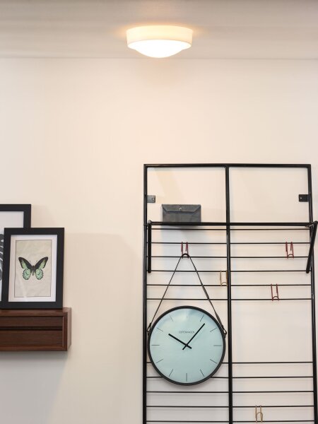 Deckenlampe Weiß E27 B:25 cm modern edel rund