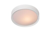 Deckenlampe Weiß E27 B:25 cm modern edel rund