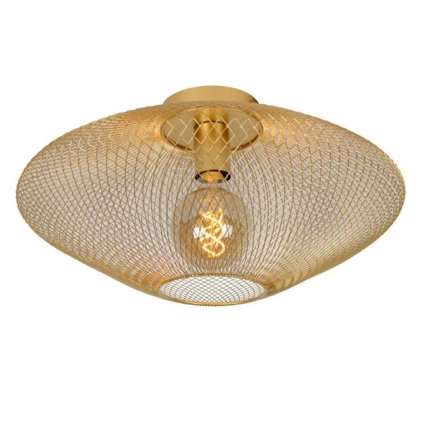 Vintage Deckenlampe Metall Messing E27 B:45 cm edel