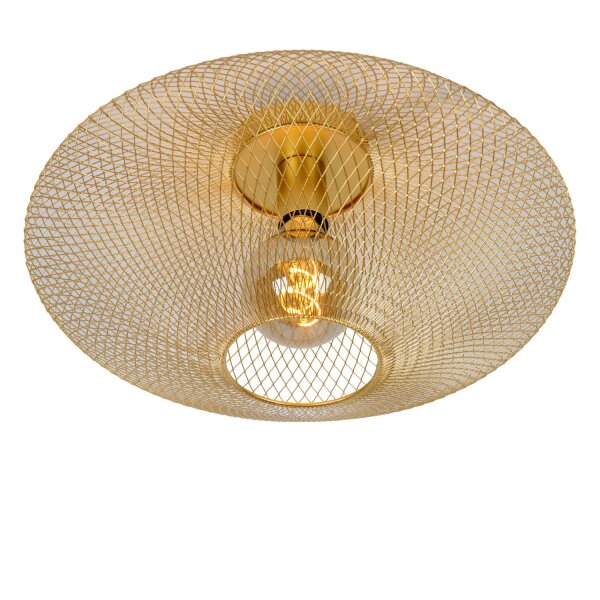 Vintage Deckenlampe Metall Messing E27 B:45 cm edel