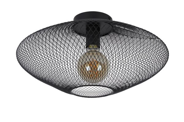 Vintage Deckenleuchte Schwarz E27 B:45 cm modern