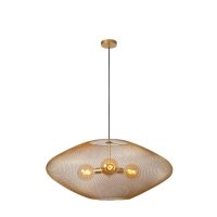 Vintage Pendelleuchte Messing 3-flammig E27 L:85 cm