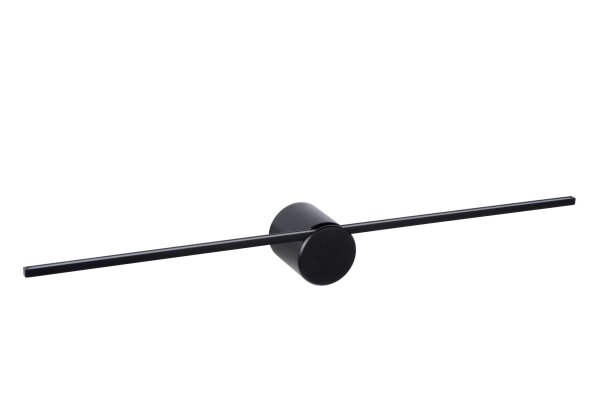 LED Wandlampe Aluminium Schwarz 2700 K IP44 L:60 cm