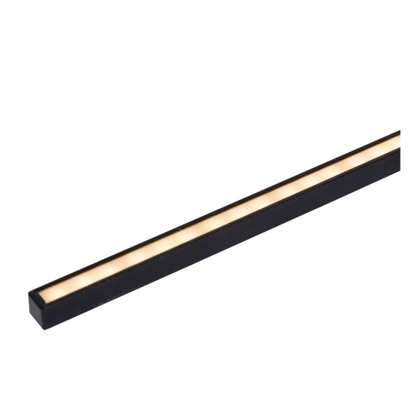 LED Wandlampe Aluminium Schwarz 2700 K IP44 L:60 cm