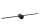 LED Wandlampe Aluminium Schwarz 2700 K IP44 L:60 cm