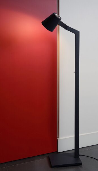 Stehlampe flexibel Schwarz E14 H:150 cm modern edel