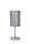 Vintage Tischlampe Metall Chrom E27 H:38 cm edel