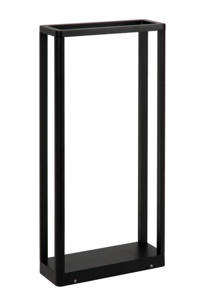 LED Sockelleuchte Schwarz 3000 K IP65 H:50 cm edel