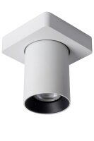 Deckenstrahler Aluminium Weiß 2200 K B:10 cm modern