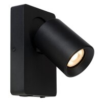 Wandstrahler verstellbar Aluminium Schwarz 2200 K