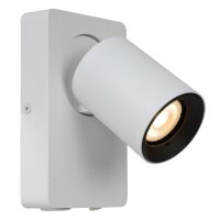 Wandstrahler flexibel Aluminium Weiß 2200 K modern