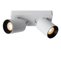 Deckenspot verstellbar Aluminium Weiß 2200 K edel