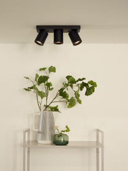 Deckenstrahler Aluminium Schwarz 2200 K modern edel