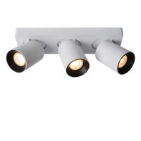 Deckenstrahler flexibel Aluminium Weiß GU10 2200 K