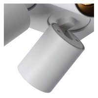 Deckenstrahler verstellbar Aluminium Weiß GU10 2200 K