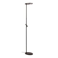 LED Stehlampe Metall Schwarz 2700 K H:177 cm edel