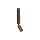 Wandspot Metall Kaffeebraun GU10 H:30 cm modern