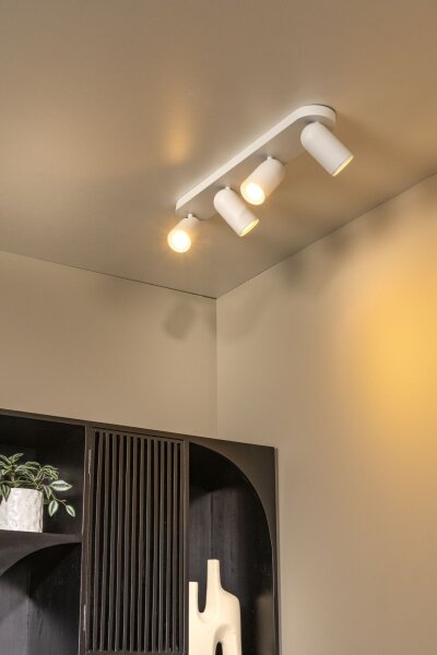 Deckenstrahler flexibel Weiß GU10 modern edel