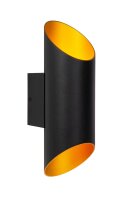 Wandlampe Up Down Schwarz G9 H:30 cm indirekt edel