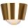 LED Deckenlampe Aluminium Messing 3000 K Ø9 cm edel