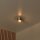 LED Deckenlampe Aluminium Messing 3000 K Ø9 cm edel