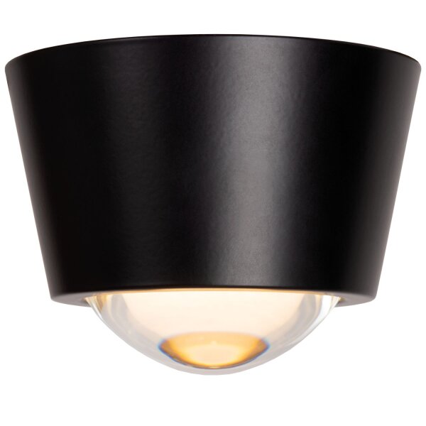LED Deckenlampe Aluminium Schwarz 3000 K modern edel