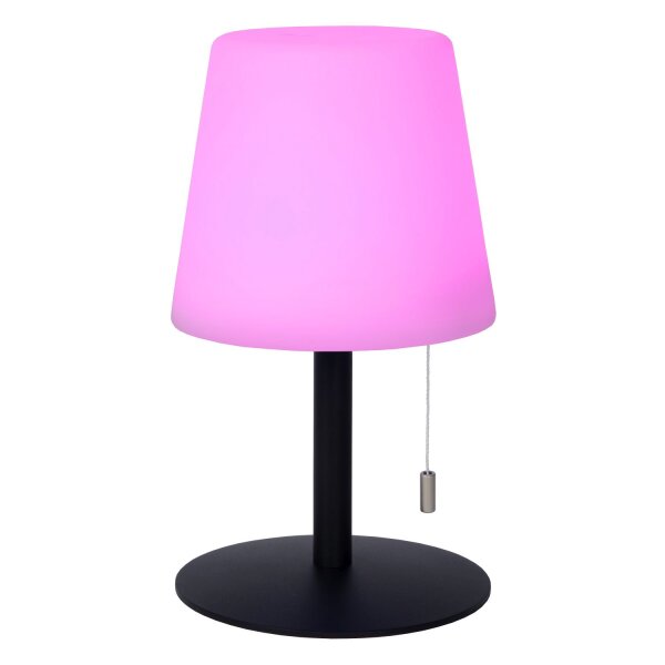 LED Tischlampe Schwarz 3000 K IP44 H:26 cm modern