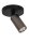 Deckenspot Aluminium Kaffeebraun GU10 B:10 cm edel