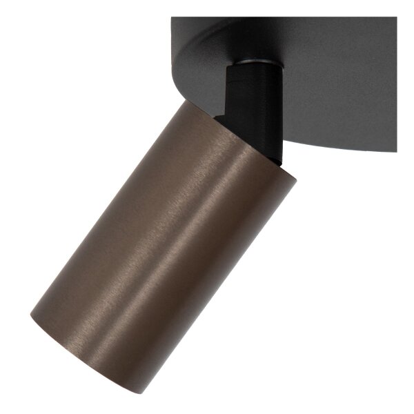 Deckenspot Kaffeebraun GU10 L:25 cm modern edel