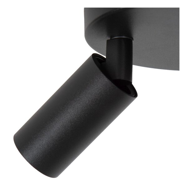 Deckenstrahler Aluminium Schwarz GU10 B:18 cm edel
