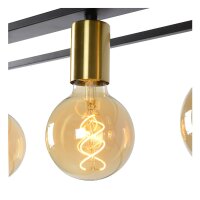 Pendelleuchte Schwarz E27 L:92 cm modern edel