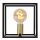 Tischlampe Metall Schwarz E27 H:22 cm modern edel