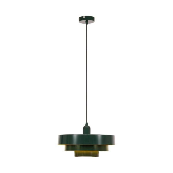 Retro Hängelampe Grün E27 B:35 cm modern edel