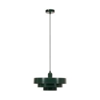 Retro Hängelampe Grün E27 B:35 cm modern edel