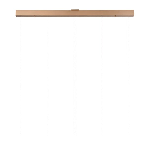 LED Pendelleuchte Glas 2700 K L:150 cm Bernstein