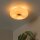 Retro Deckenlampe Glas Messing G9 B:30 cm edel