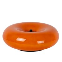 Tischlampe Glas Schwarz G9 H:10,5 cm modern edel
