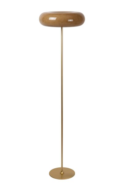 Stehleuchte Messing G9 H:150 cm modern edel rund