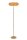 Stehleuchte Messing G9 H:150 cm modern edel rund
