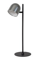 LED Akku Tischleuchte Grau 3000 K H:46 cm edel