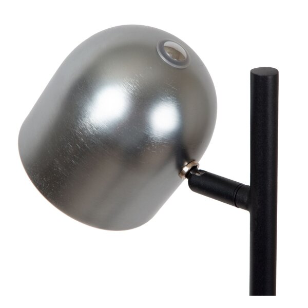 LED Akku Stehleuchte Grau 3000 K 137 cm modern
