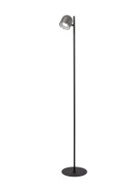 LED Akku Stehleuchte Grau 3000 K 137 cm modern